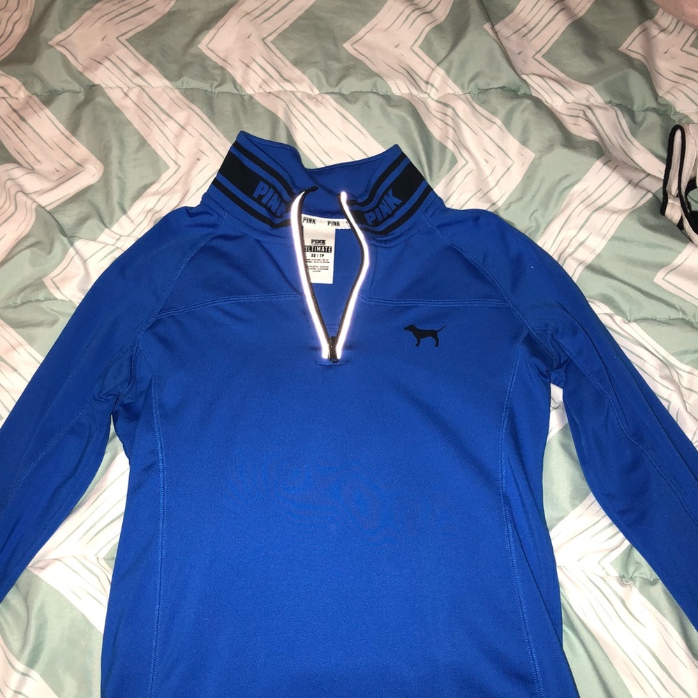 Victoria secret (pink) blue dry fit long sleeve